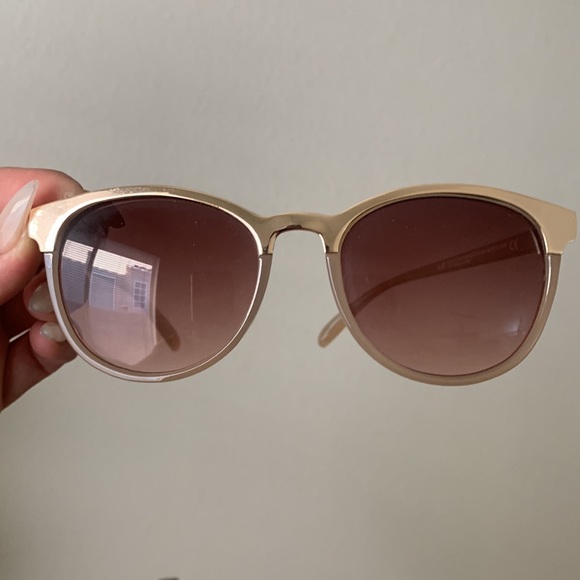 H&M Accessories Nude Pink And Gold Hm Sunglasses Poshmark